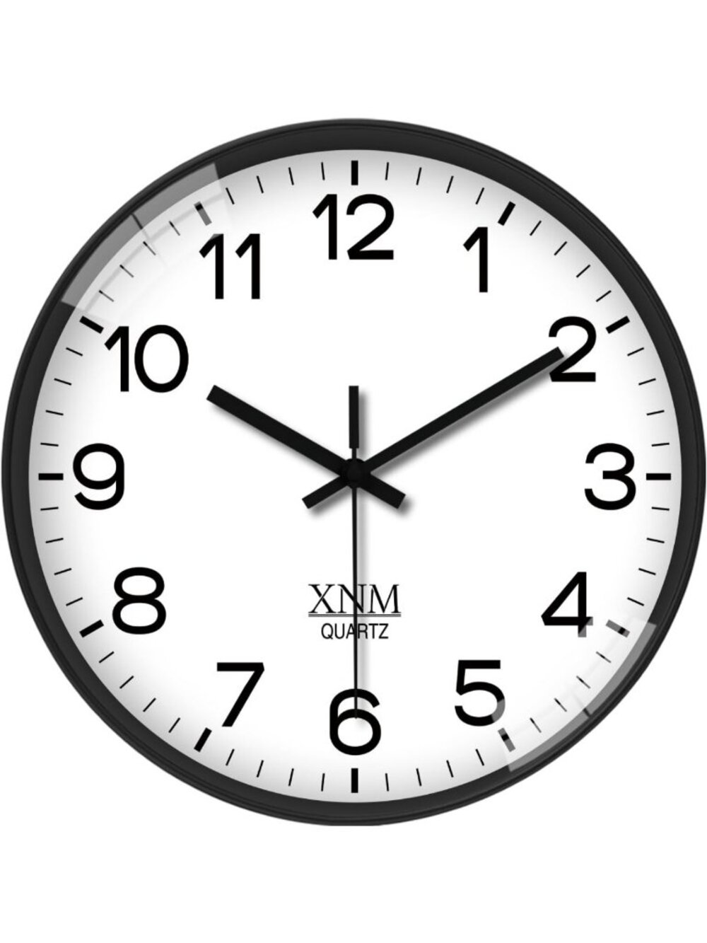 Modern 10-Inch Silent Wall Clock - Battery Operated, Non-Ticking Decor for Home